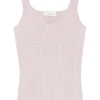 Top Nina Ricci Panelled Tank Top roz