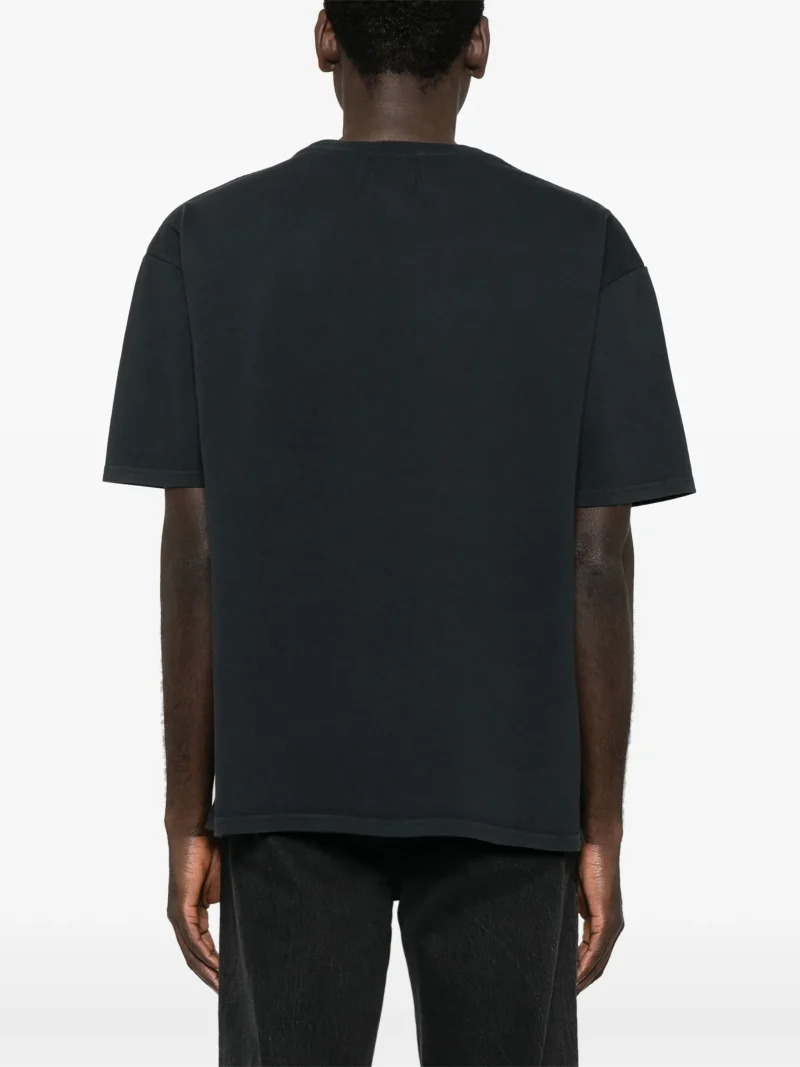 Tricou RHUDE logo-print negru - imagine 4