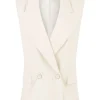 Vesta Nina Ricci Double-Breasted ecru