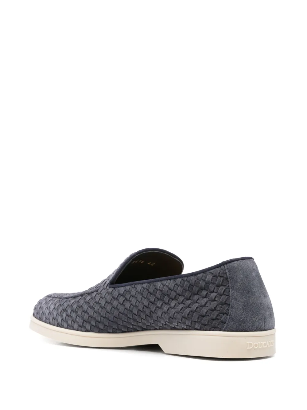 Loafers Doucal's Suede albastru - imagine 2