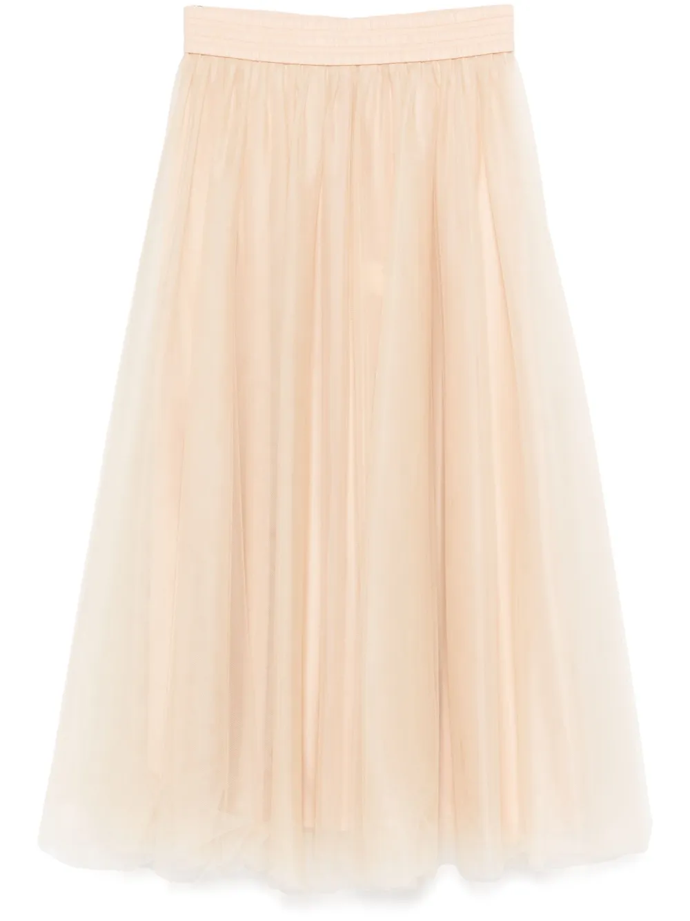 Fusta midi Fabiana Filippi Tulle bej