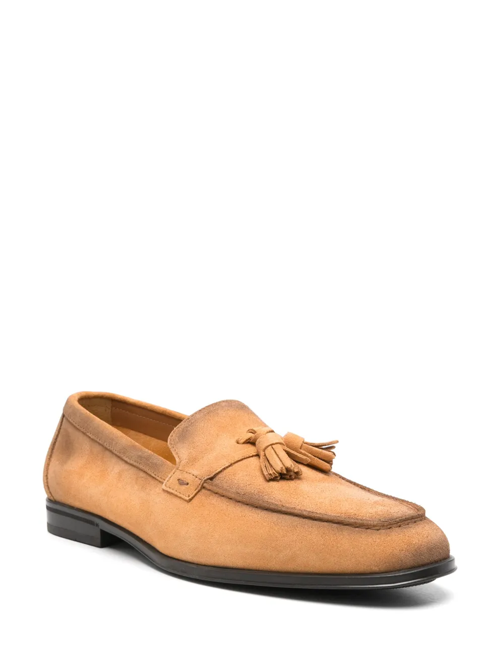 Loafers Doucal's Suede Leather maro - imagine 3