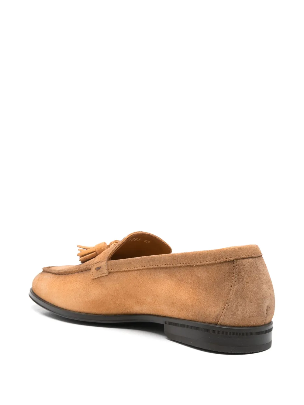 Loafers Doucal's Suede Leather maro - imagine 2