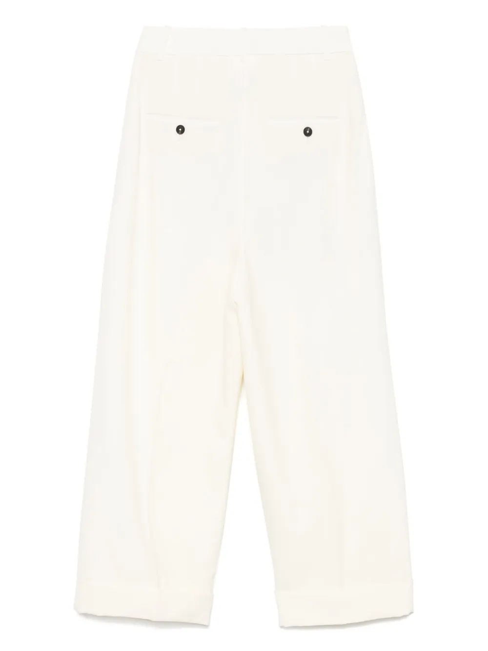 Pantaloni Rohe Wool alb - imagine 2