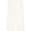 Pantaloni Rohe Wool alb