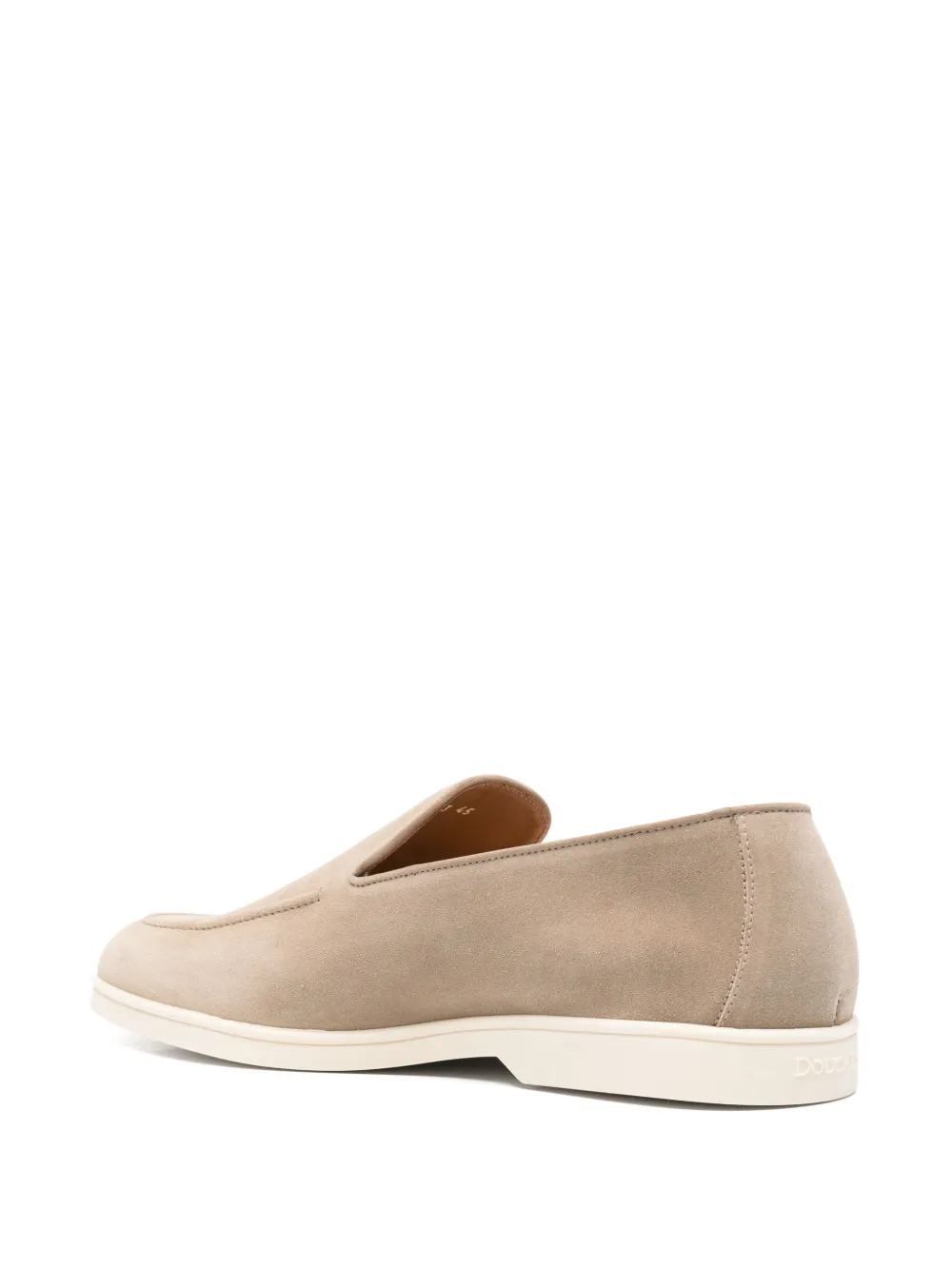 Pantofi Doucal's Suede Loafers bej - imagine 2