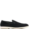 Pantofi Doucal’s Suede Loafers bleumarin