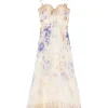 Rochie midi Zimmermann Dawning bej