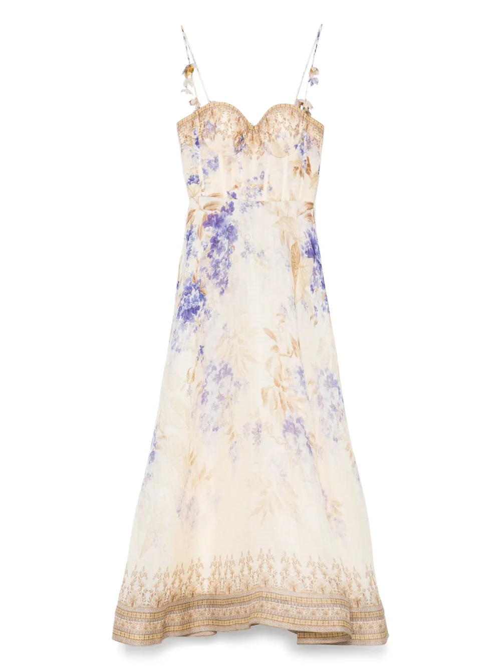 Rochie midi Zimmermann Dawning bej