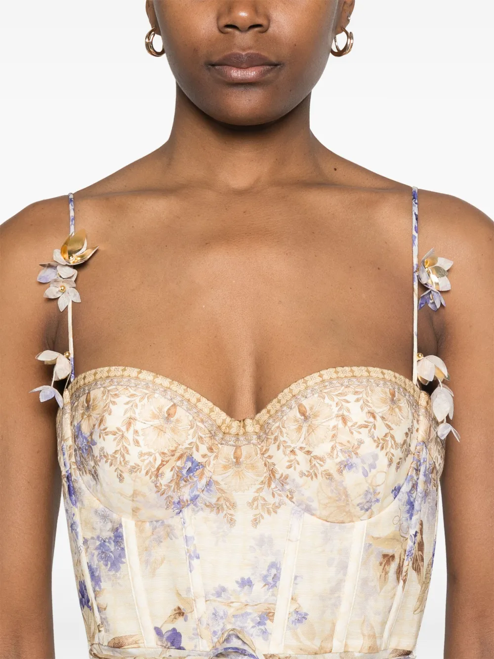 Rochie midi Zimmermann Dawning bej - imagine 5