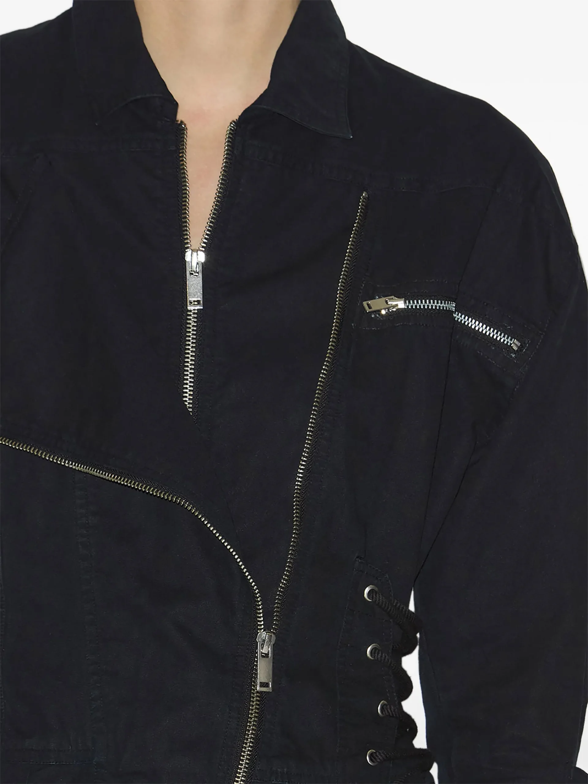 Salopeta Isabel Marant Irianna negru - imagine 3