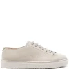 Sneakers Doucal's Lace-Up Leather gri
