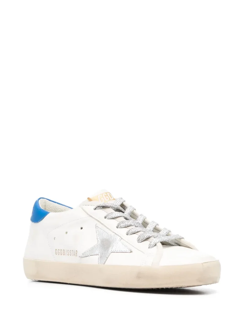 Sneakers Golden Goose Super-Star Leather alb - imagine 3