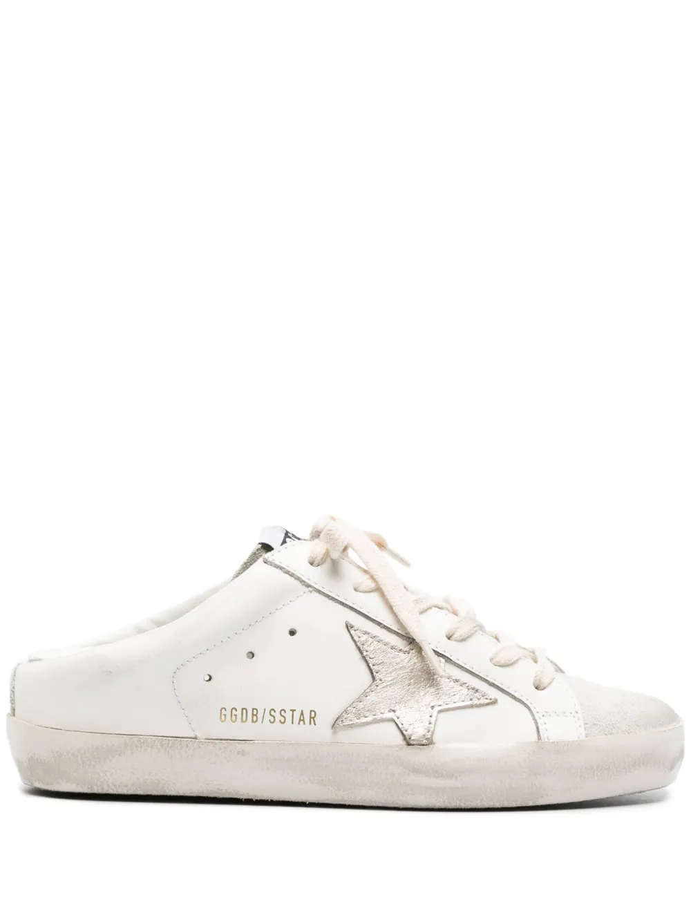 Sneakers Golden Goose Super-Star Sabot alb