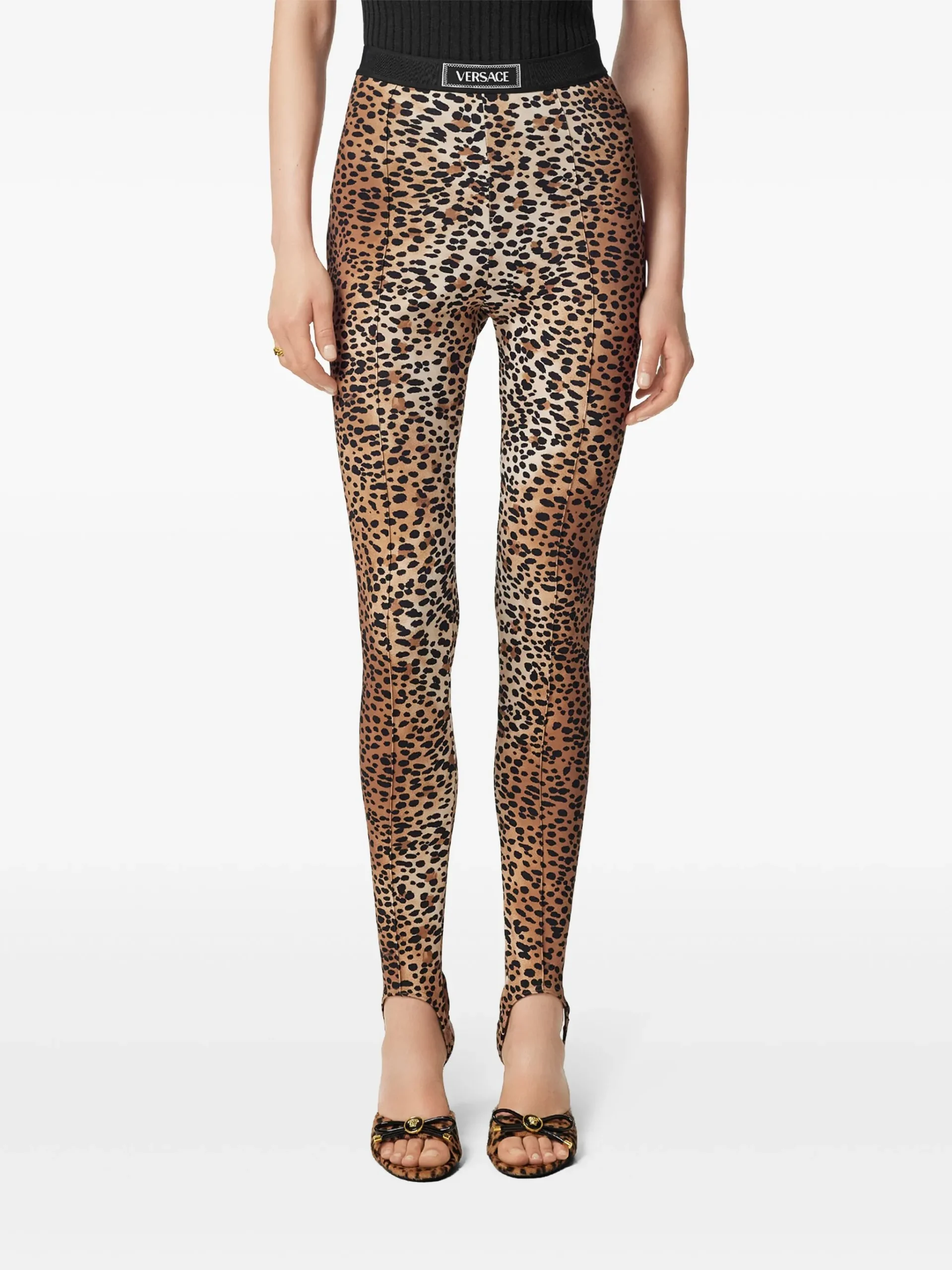 Colanti Versace leopard-print multicolor - imagine 5