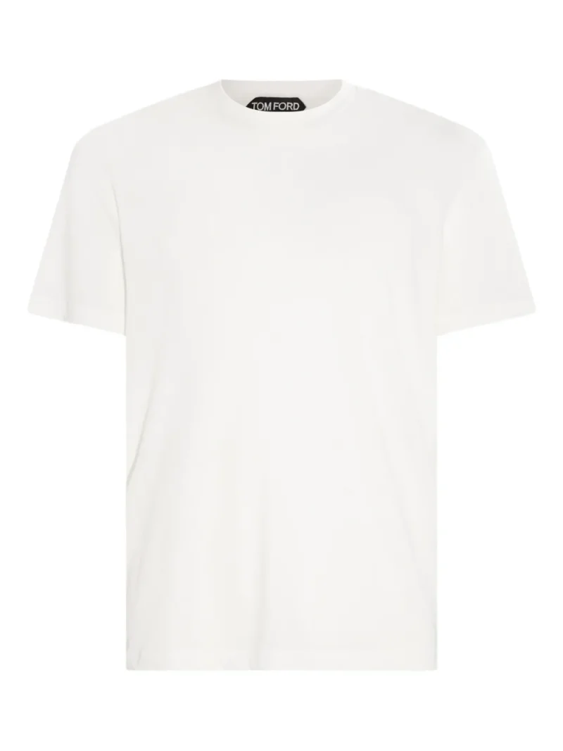 Tricou TOM FORD Crew-Neck alb