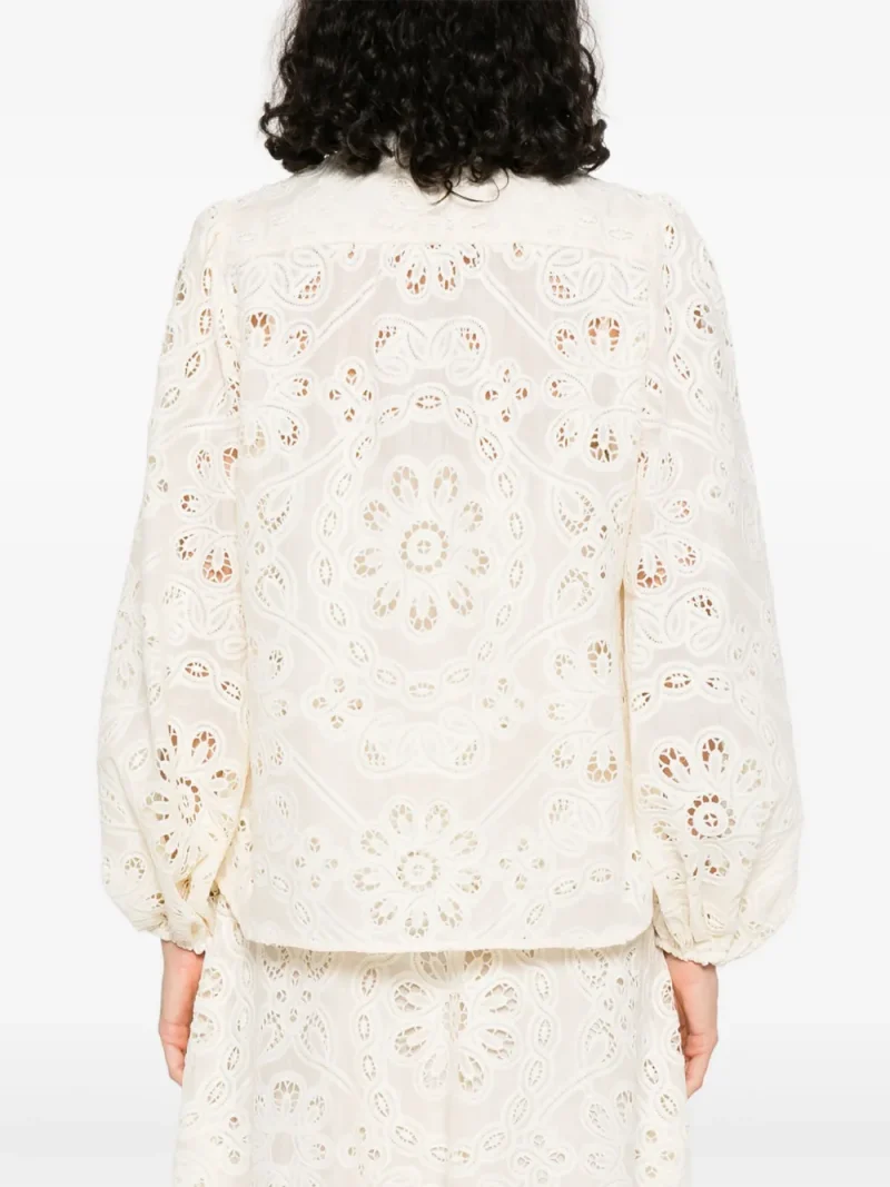 Alternative view of Bluza Zimmermann Floral-Embroidered ecru