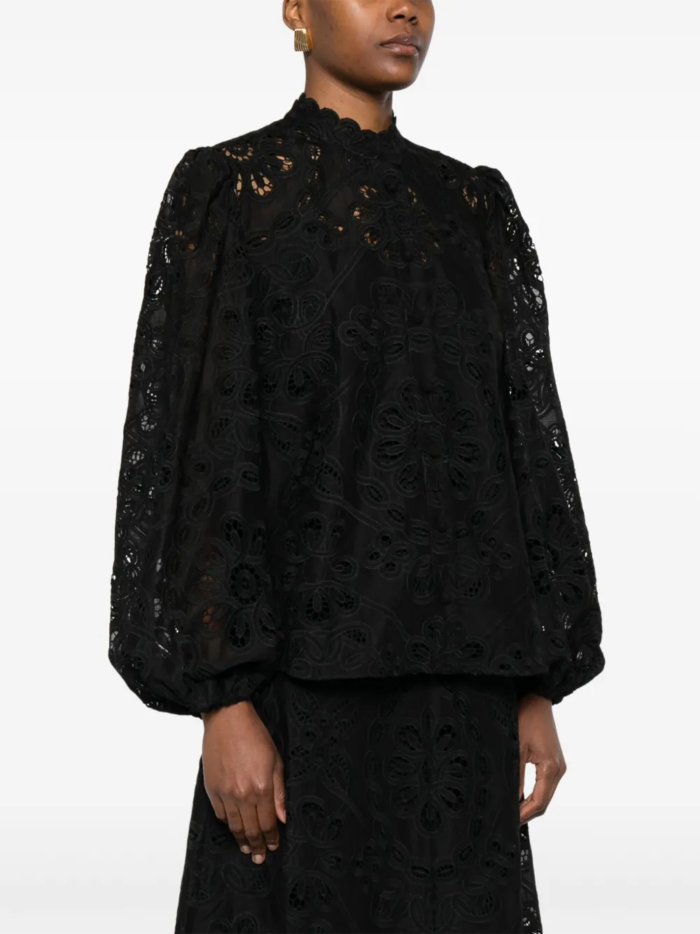 Bluza Zimmermann Rhiannon negru - imagine 3