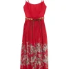 Rochie midi Zimmermann Floral-Print rosu