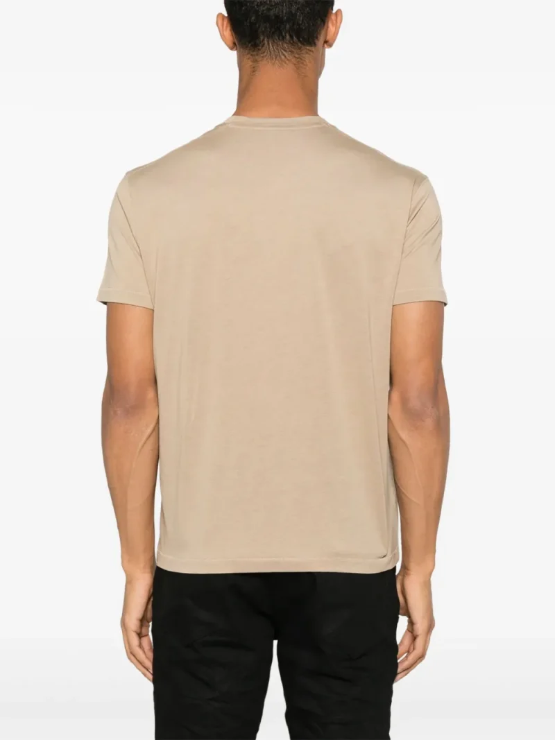 Alternative view of Tricou TOM FORD Crew-Neck bej
