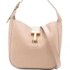 Geanta TOM FORD tara leather shoulder bej