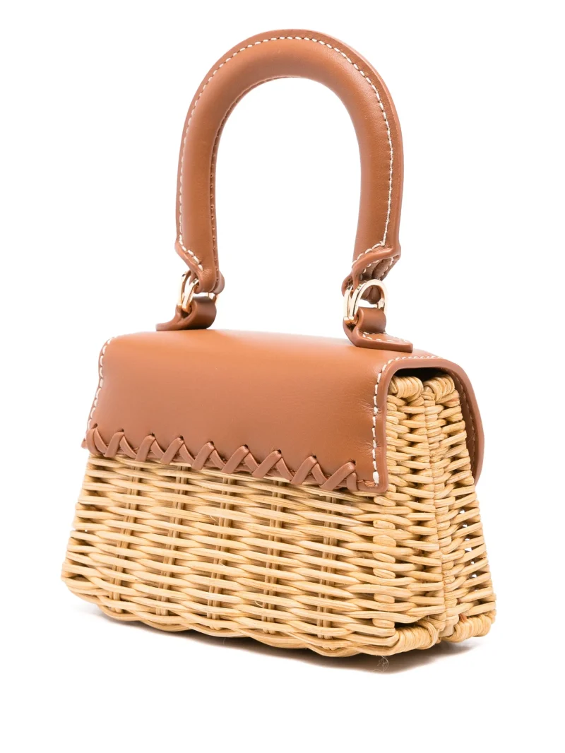 Alternative view of Geanta mini Self-Portrait Bow ratta maro