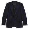 Sacou TOM FORD pinstripe wool albastru