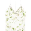 Top Camilla floral-print silk alb