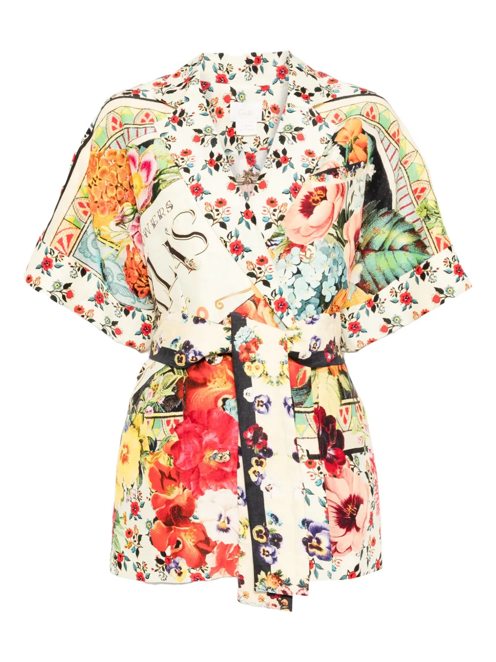 Blazer Camilla Aromatic Amor Double-Breasted multicolor