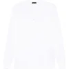 Bluza TOM FORD Long-Sleeve Button-Placket alb