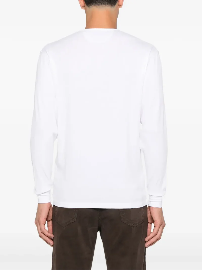 Alternative view of Bluza TOM FORD Long-Sleeve Button-Placket alb