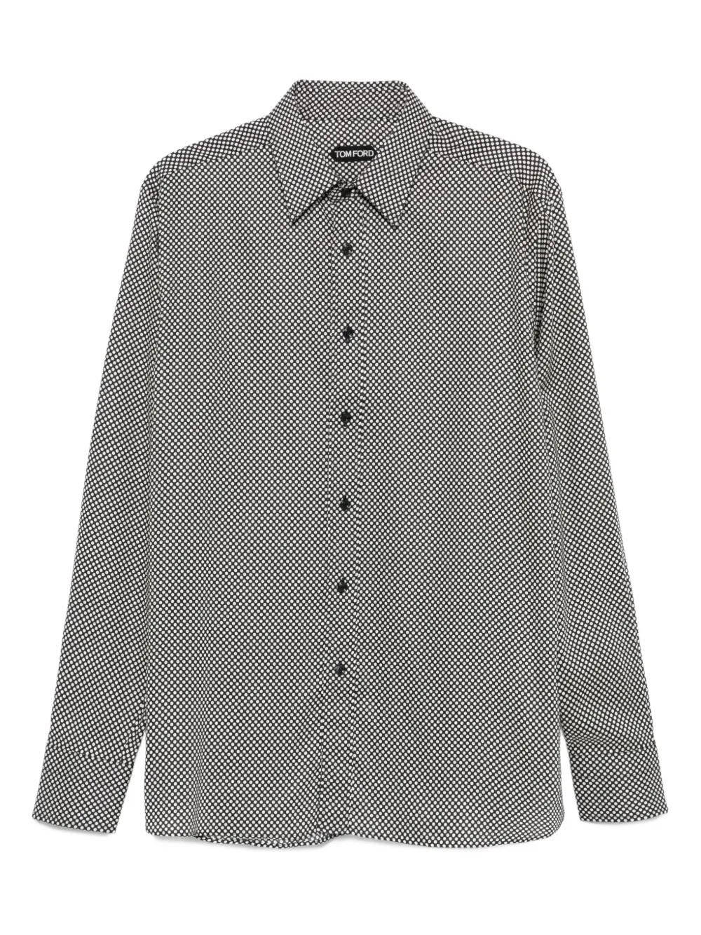 Camasa TOM FORD Polka Dot-Pattern ecru