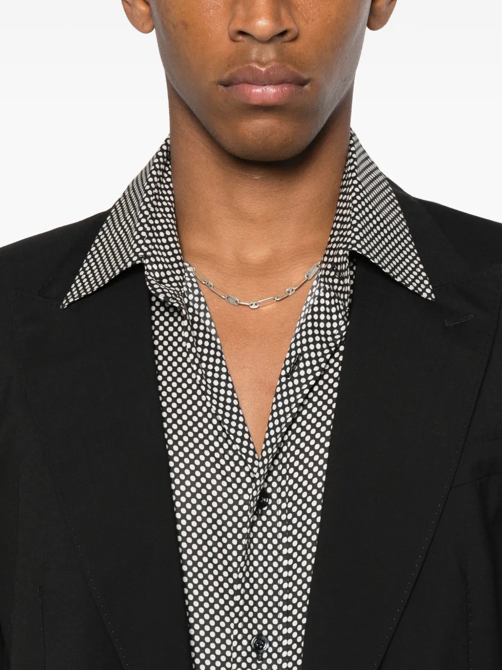 Camasa TOM FORD Polka Dot-Pattern ecru - imagine 5