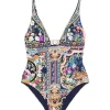 Costum de baie Camilla Baroque-Print Clasp multicolor