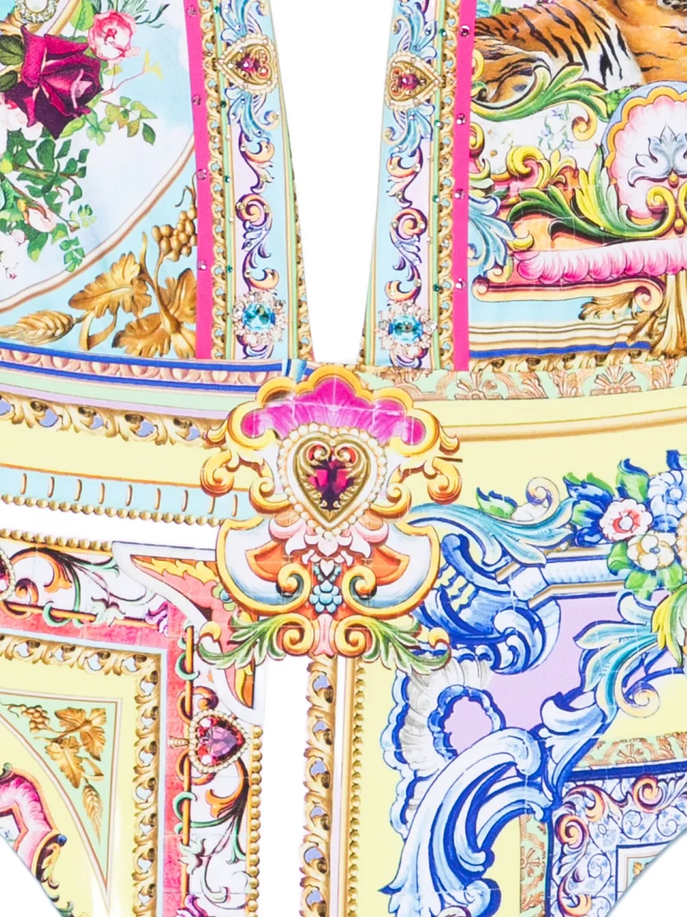 Costum de baie Camilla Halter-Neck multicolor - imagine 3