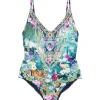 Costum de baie Camilla Jewel-Embellished multicolor