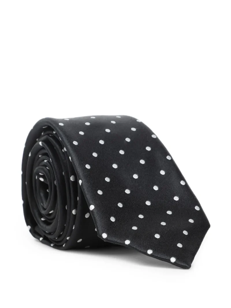 Cravata Tom Ford Polka Dot negru