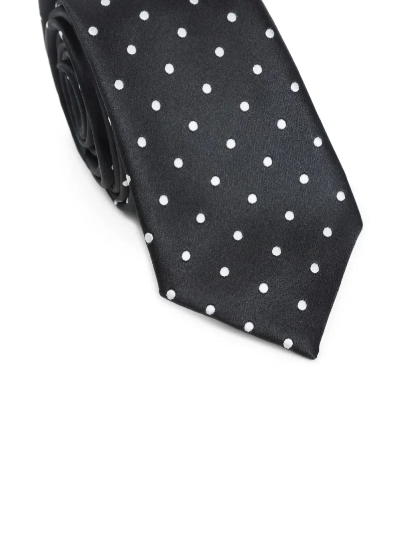 Alternative view of Cravata Tom Ford Polka Dot negru