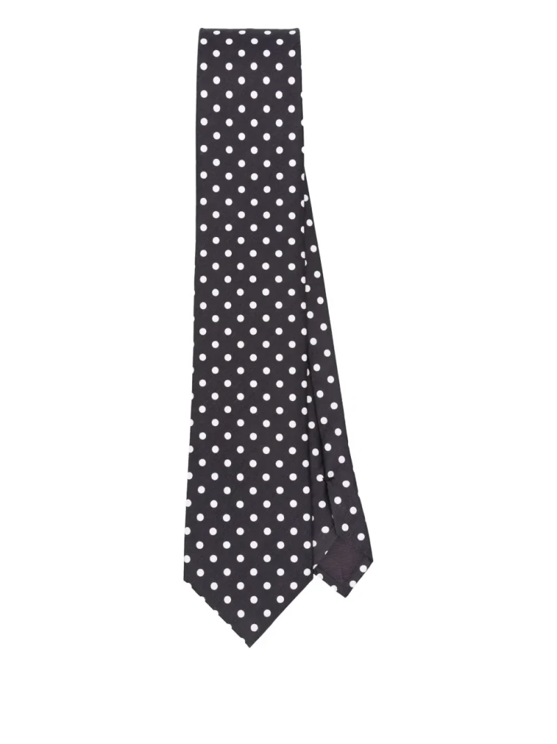 Cravata Tom Ford Polka Dot-Pattern Silk mov