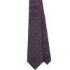 Cravata TOM FORD silk polka-dot maro