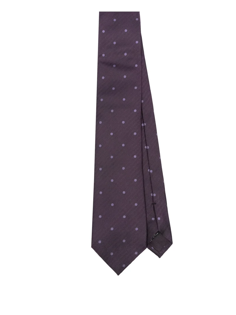 Alternative view of Cravata TOM FORD silk polka-dot maro
