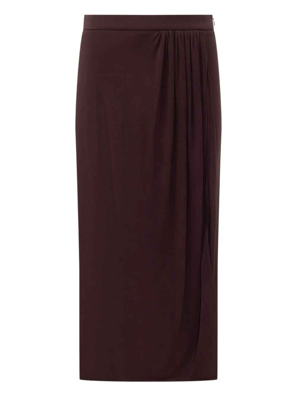 Fusta midi TOM FORD Wrap Pleated violet