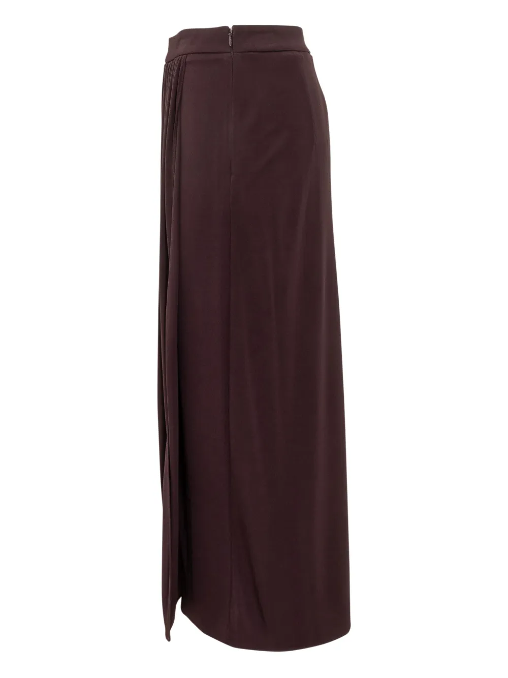 Fusta midi TOM FORD Wrap Pleated violet - imagine 2