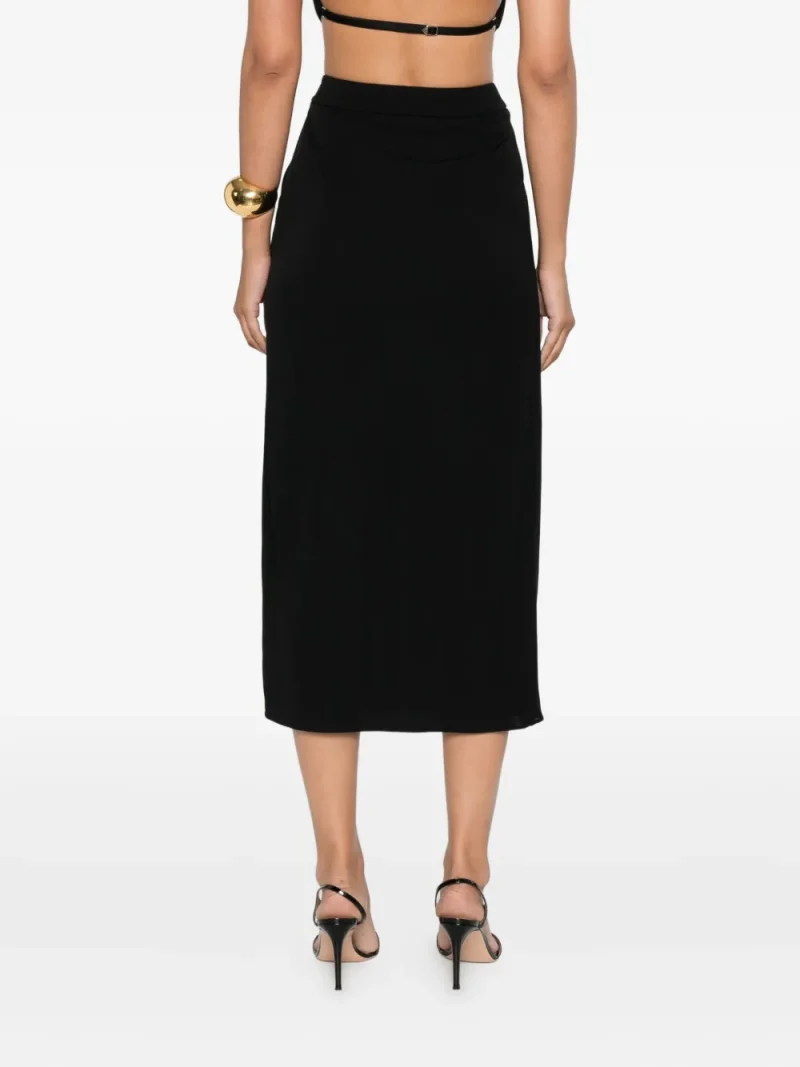 Alternative view of Fusta midi TOM FORD Draped negru