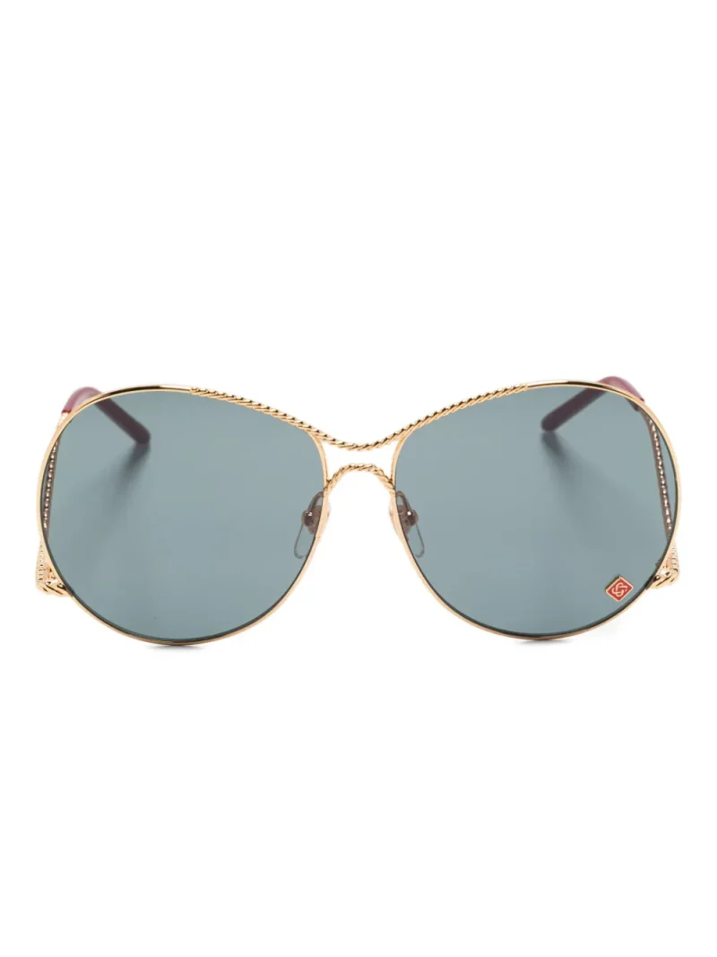 Ochelari de soare Casablanca Oversize-Frame verde