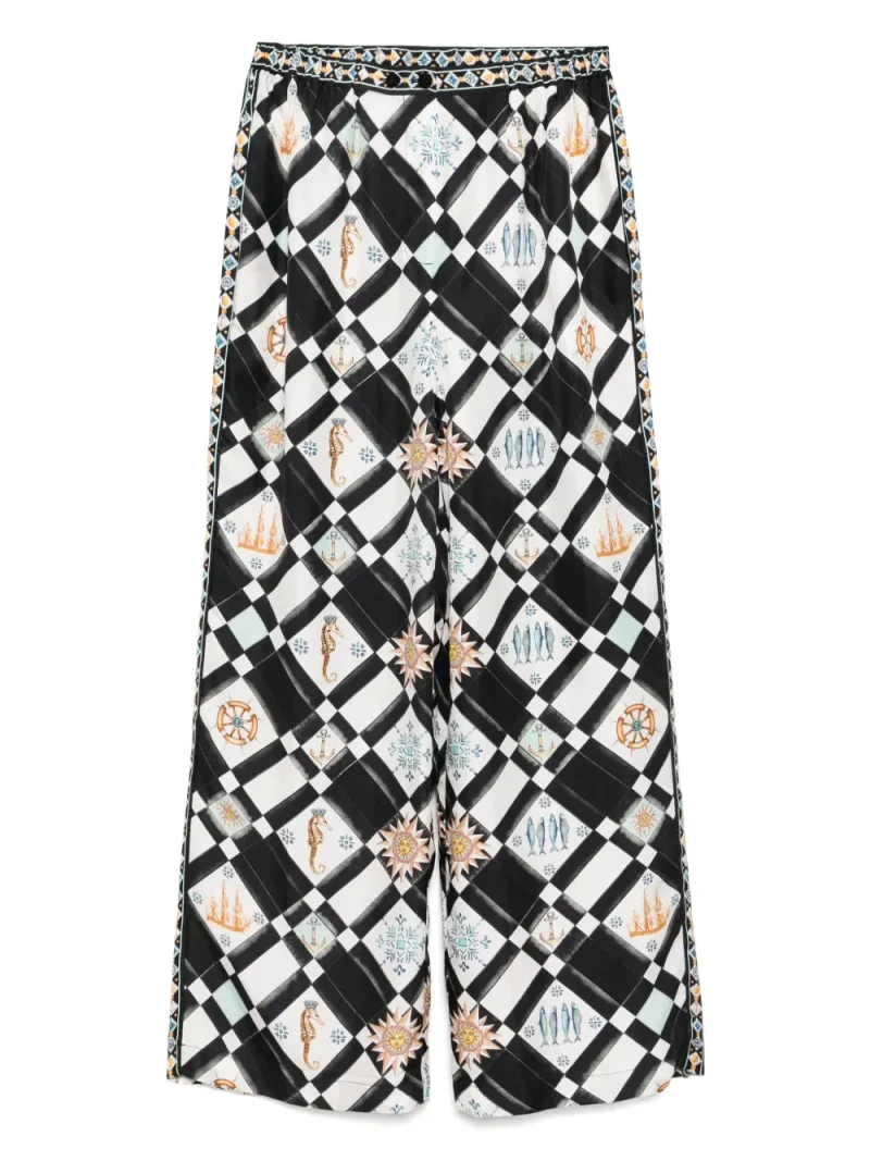 Pantaloni Camilla Folk Afloat multicolor