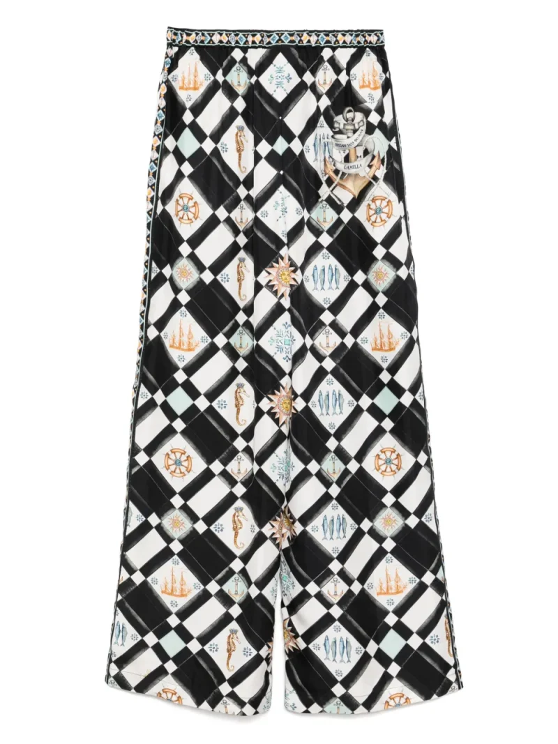 Alternative view of Pantaloni Camilla Folk Afloat multicolor