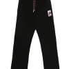 Pantaloni Casablanca Logo-Appliqué Drawstring Track negru