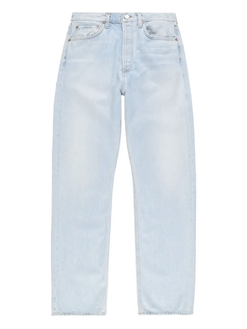 Pantaloni denim Agolde Kelly albastru