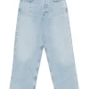 Pantaloni denim Agolde V-Waist albastru